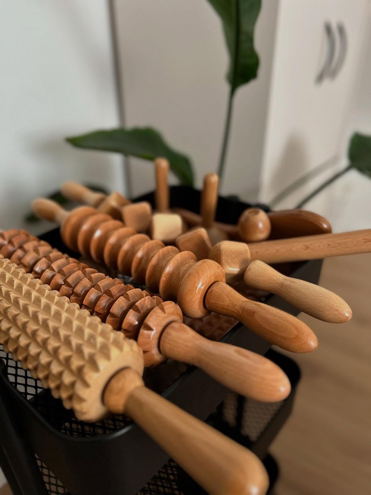 Wood therapy massage tools at Elite Contouring